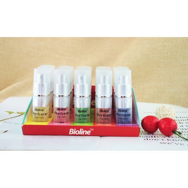 Nước hoa chó mèo Bioline (5 mùi hương)