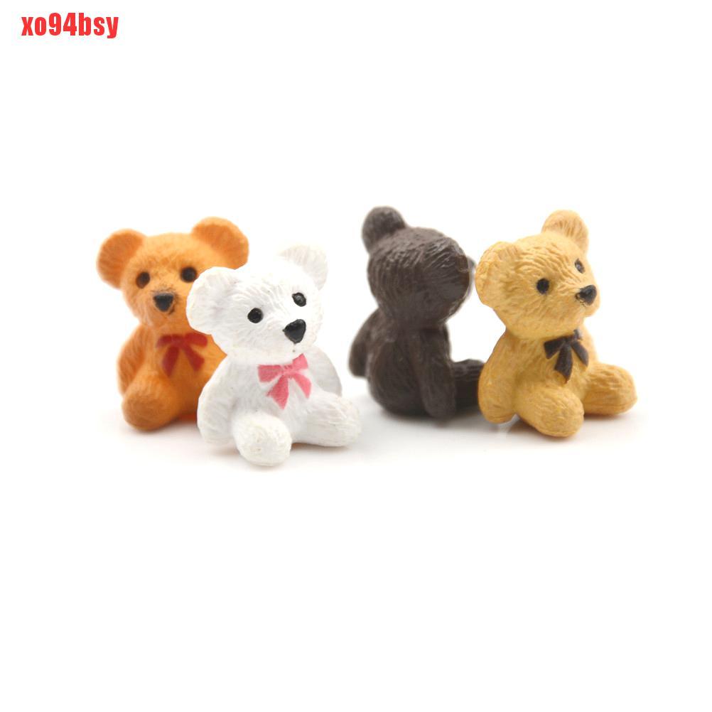 Set 4 Mô Hình Gấu Mini Xinh Xắn (Xo94Bsy)