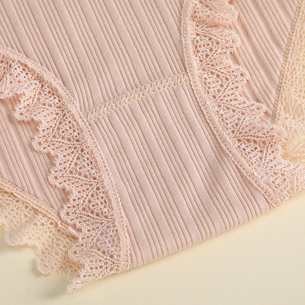 Quần lót cotton Aijolen không đường may viền ren gợi cảm 6 màu lựa chọn dành cho nữ