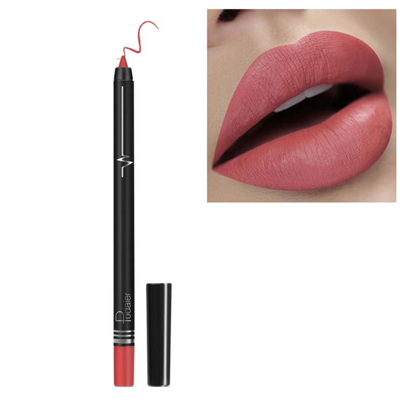 Bút Kẻ Viền Môi Màu Nhung Lì Lâu Trôi Suốt 24 Giờ Thương Hiệu brroa