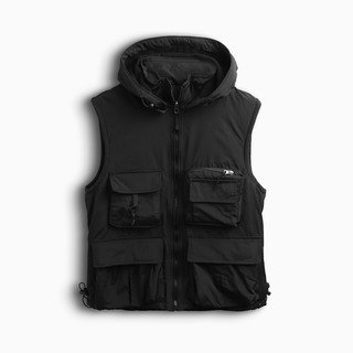 Áo Khoác Nam INF Tank Top Phối Nón Đen, Chất Vải Dù Cao Cấp, AK003328 SOMEHOW,