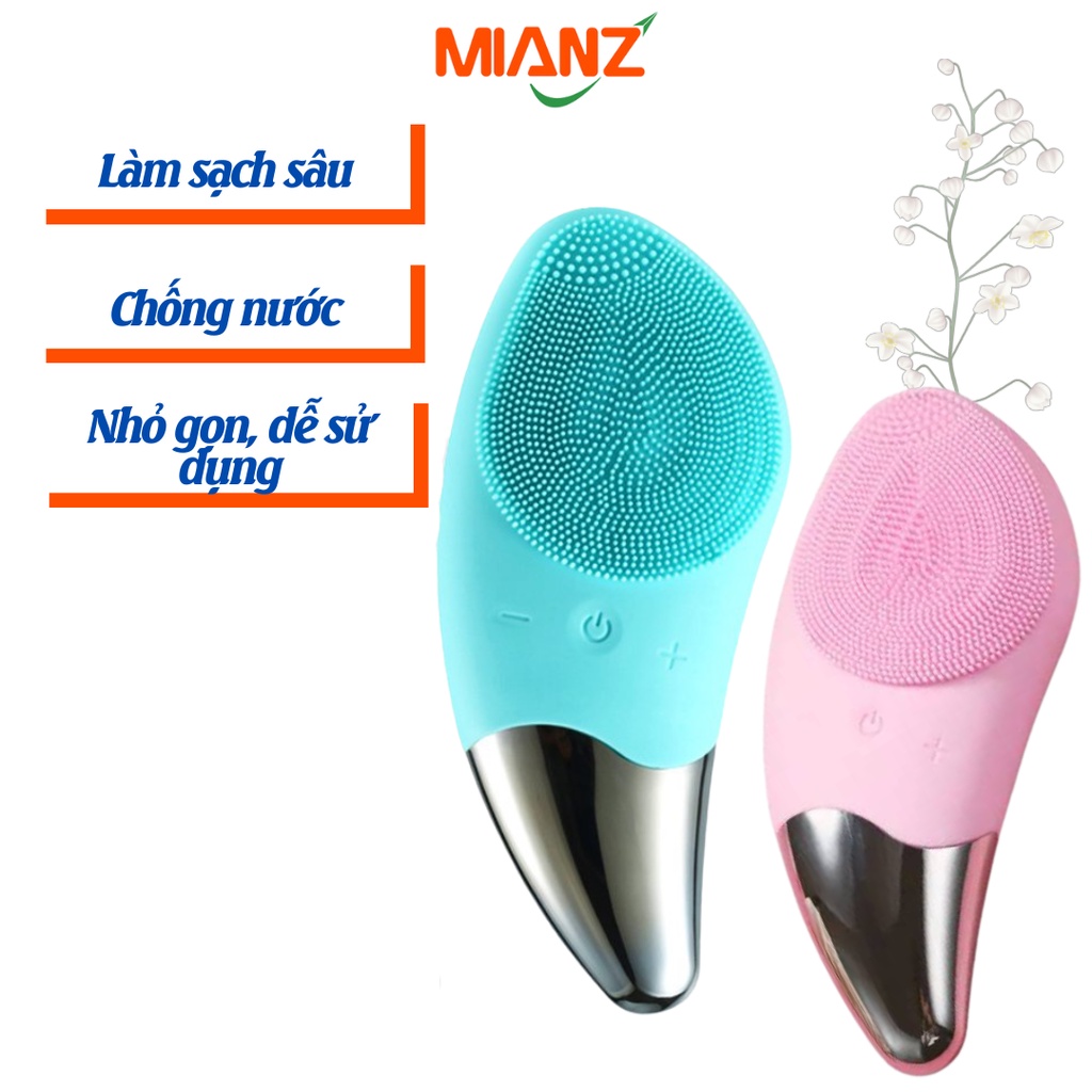 Máy rửa mặt đa năng Mianz Store nâng cơ massage mặt đẩy tinh chất da  - Bảo hành 6 tháng