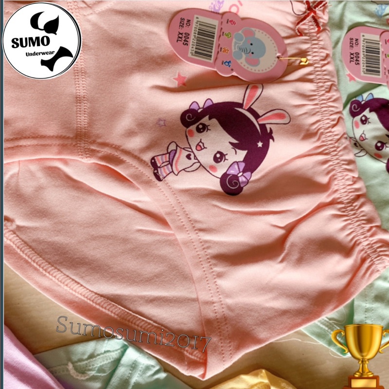 Quần lót chéo bé gái - quần chíp chéo nhiều hình xin xắn. Chất cotton loại đẹp.