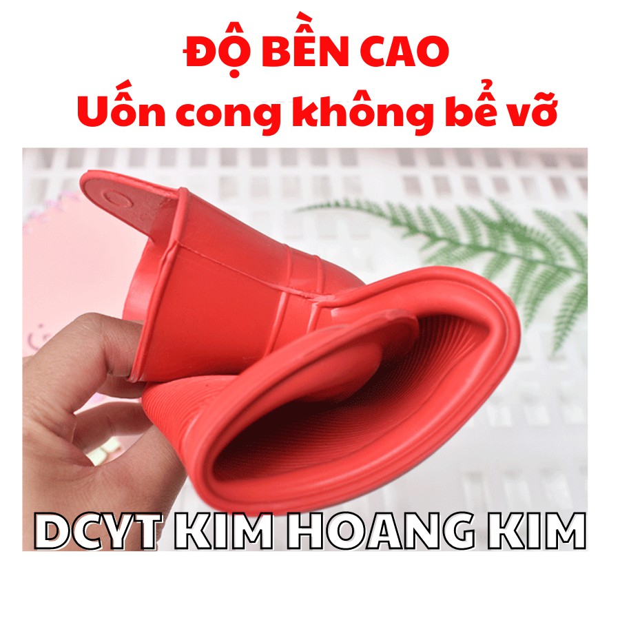 Túi chườm nóng lạnh chất liệu cao su, dung tích 2000ml (cỡ lớn) to và dầy