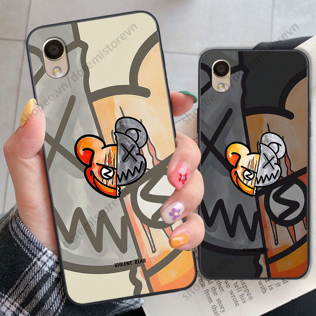 Ốp lưng Oppo A37 / Neo 9 / F1 Plus hình kaws, kith, bear brick nổi 3D phong cách độc đáo