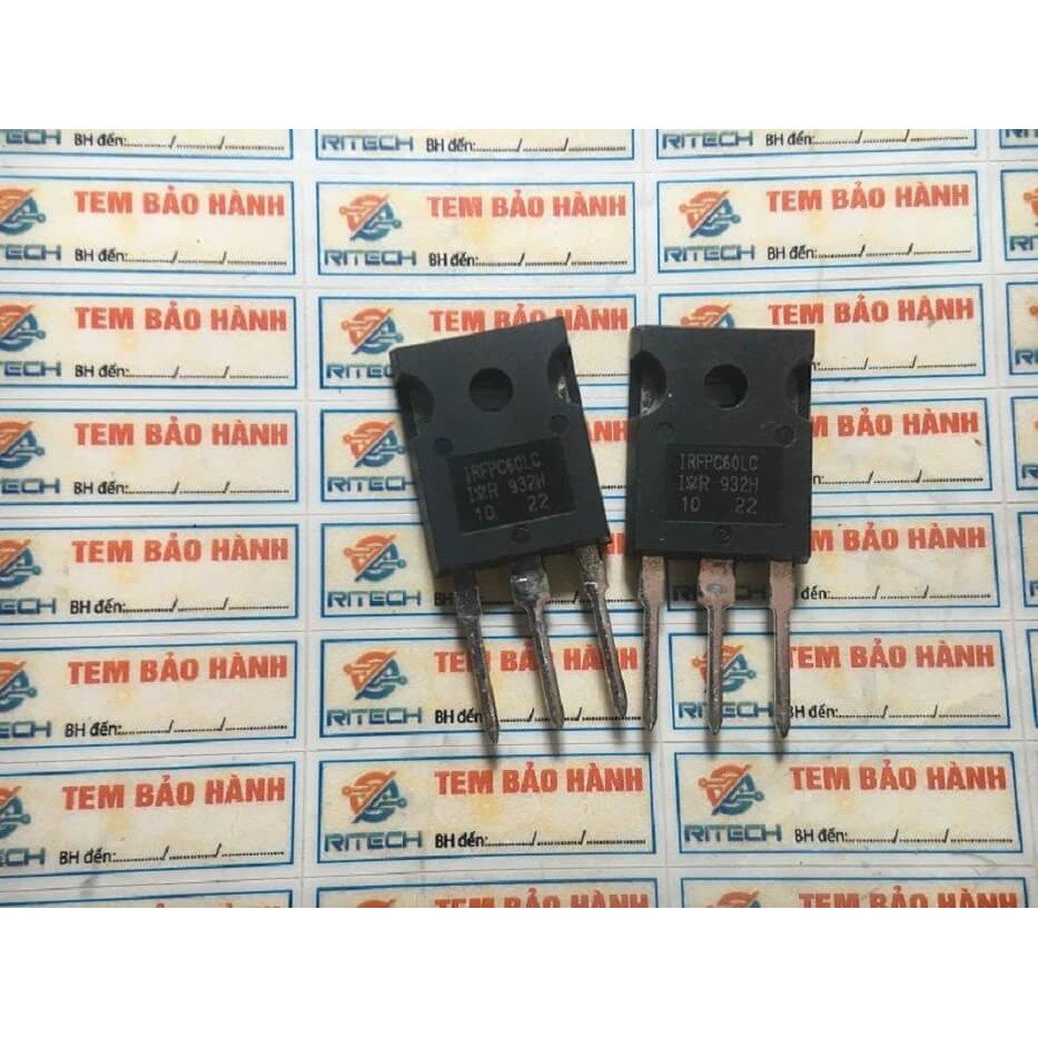 Combo 3 chiếc IRFPC60LC Mosfet Kênh-N 16A/600V TO-247