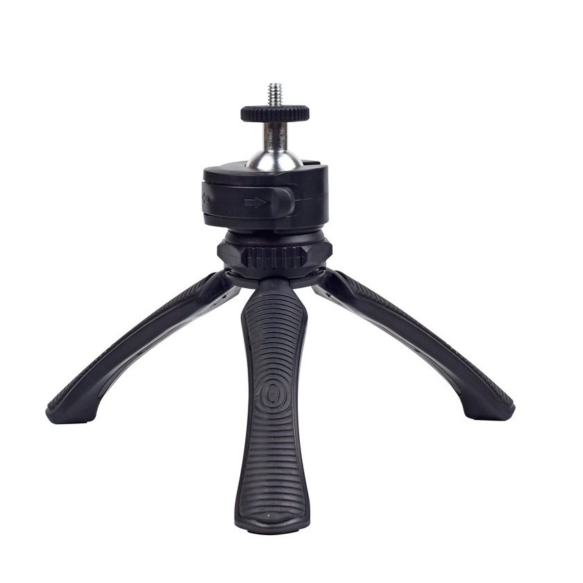 ✔️✔️ Tripod cho điện thoại, máy ảnh FN080 XOAY 360 (ĐEN CAM) + Giá kẹp điện thoại 002