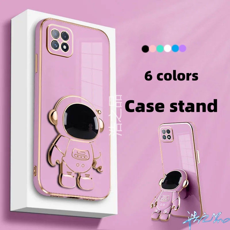 Ốp Điện Thoại Họa Tiết Phi Hành Gia 6D Có Giá Đỡ Cho Samsung Galaxy A22 5G 4G A32 4G 5G 2022
