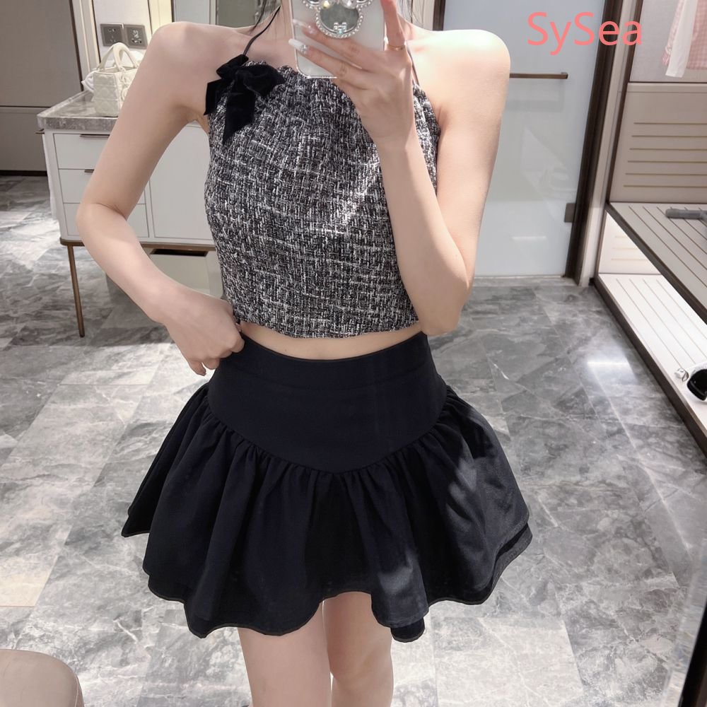 Đầm Chữ A Lưng Cao Thời Trang Mùa Hè Pháp Quyến Rũ Cho Nữ