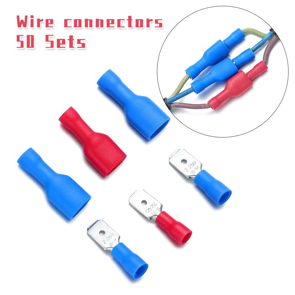 Set 50 Đầu Nối Dây Điện 6.3mm Chuyên Dụng