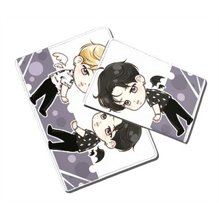Ví bọc hộ chiếu (passport) in hình Jimin BTS - mã BTS00079 có in theo yêu cầu