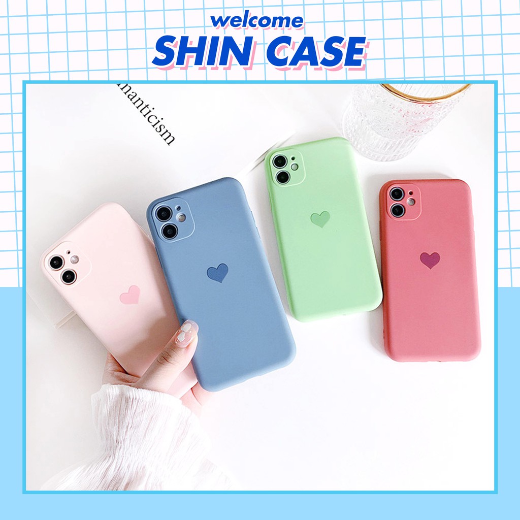 Ốp lưng iphone Heart TPU dẻo mềm bảo vệ cam 6/6plus/6s/6splus/7/7plus/8/8plus/x/xr/xs/11/12/13/pro/max/plus/promax