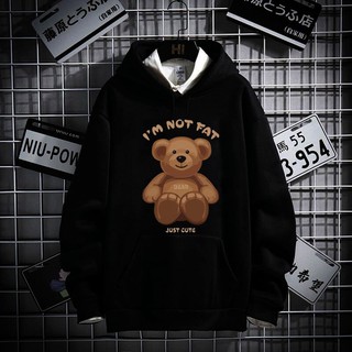 Áo Hoodie hình  GẤU I AM NOT FAT Áo nỉ dày dặn, áo nỉ nam nữ đẹp, áo hoodie, áo đôi đẹp aothun268