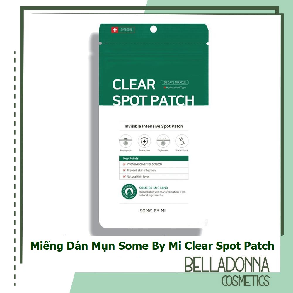 Miếng Dán Mụn Some By Mi Clear Spot Patch (Set 18 miếng dán)