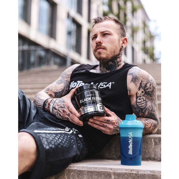 Tăng Sức Mạnh Pre-Workout Black Blood CAF+ BiotechUSA 300g