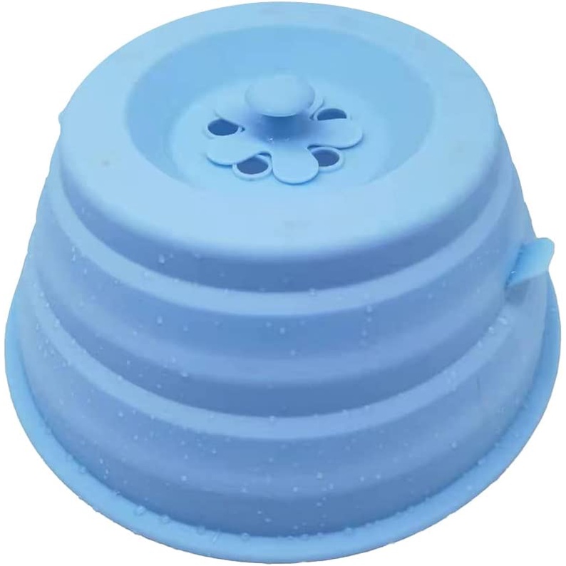 Nắp Đậy Lò Vi Sóng Bằng Silicone Từ Tính Chống Đổ Có Thể Gấp Lại 11in &amp; BPA An Toàn Không Chứa BPA