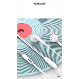 TAI NGHE SENDEM V10 [Chính Hãng] Có Mic đàm thoại, chất lượng âm thanh cực hay, giá rẻ