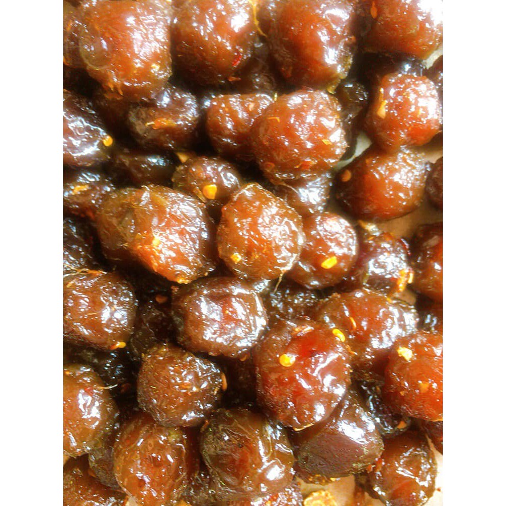 Mận cơm xào gừng hộp 500g date 6 tháng.