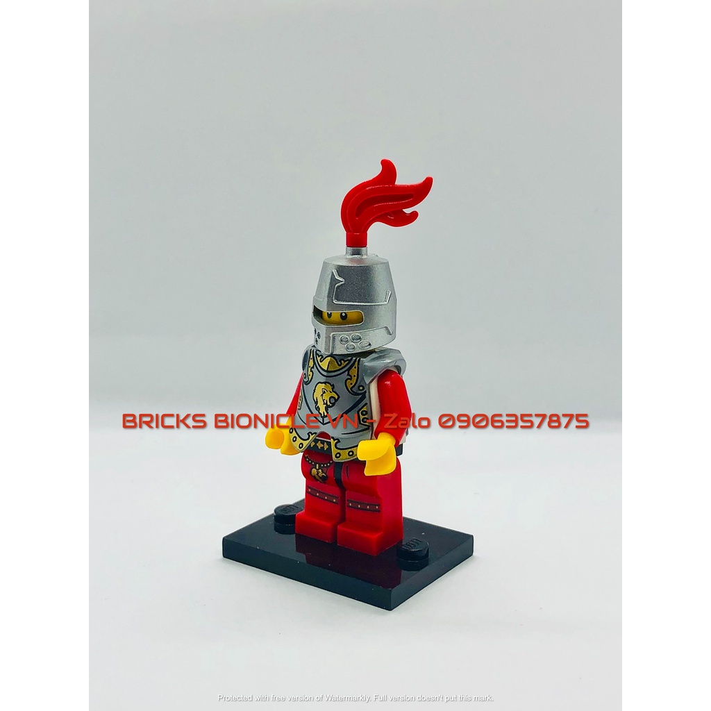 LEGO MINIFIGURES - ĐỒ CHƠI XẾP HÌNH LEGO NHÂN VẬT TRUNG CỔ - CASTLE KINGDOM LION KNIGHTS - HIỆP SĨ SƯ TỬ 2012