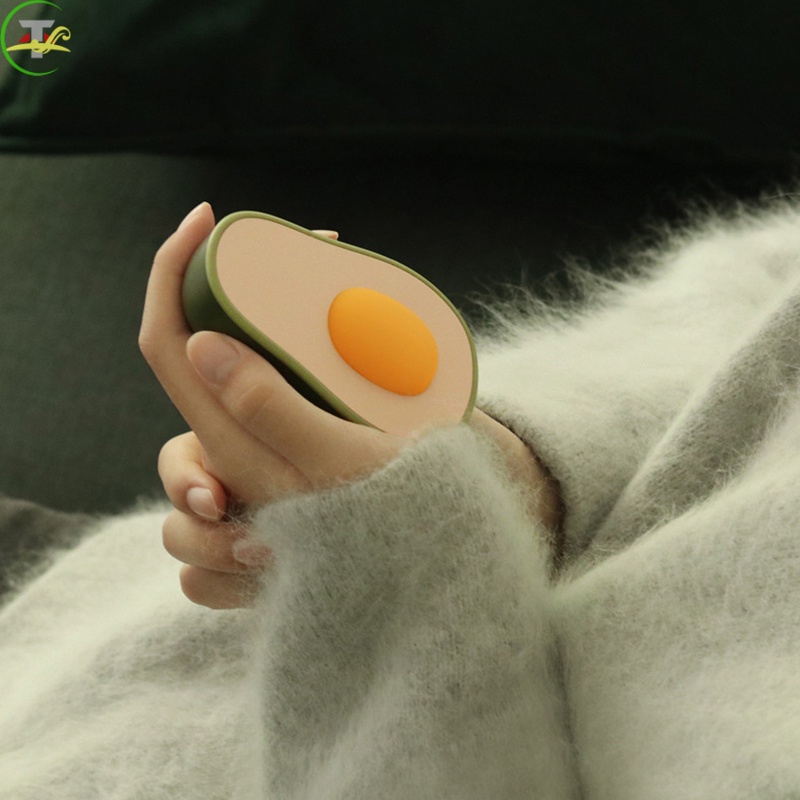 Máy Sưởi Ấm Tay Chạy Điện Sạc Usb Hình Quả Bơ Sáng Tạo Dành Cho Trẻ Em / Người Lớn