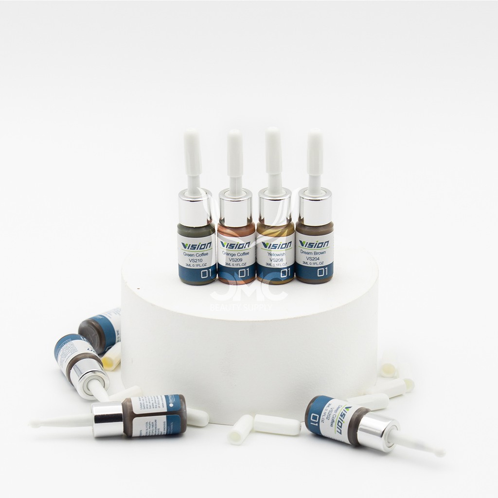 Mực phun xăm mày Vision bám nhanh, màu chuẩn, không bị trổ xanh trổ đỏ CMC SP000253-2/ SP000254-2 | BigBuy360 - bigbuy360.vn