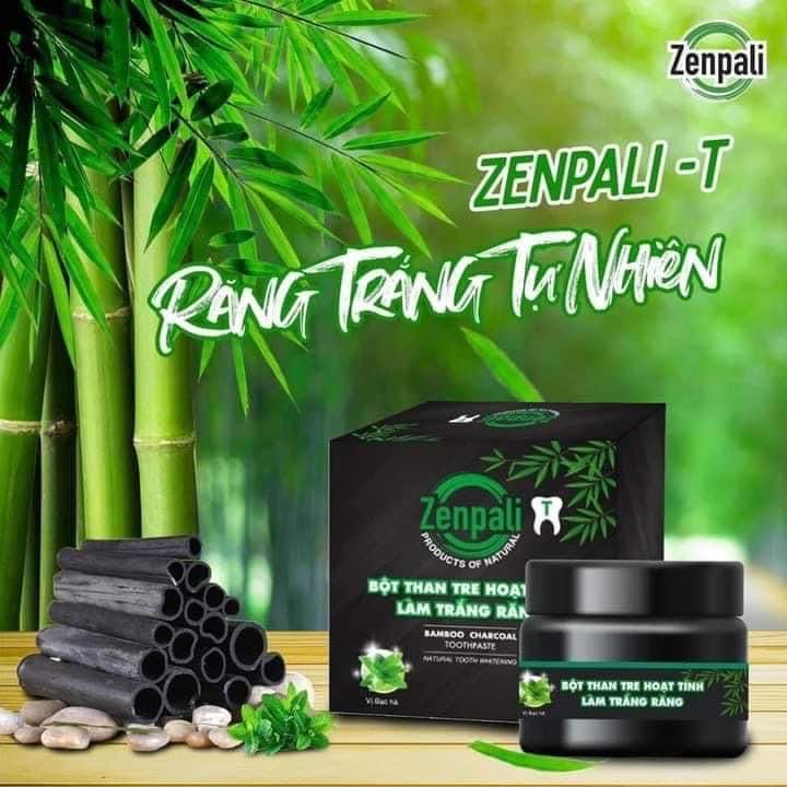 bột than tre hoạt tính làm trắng răng chính hãng 100% zenpali