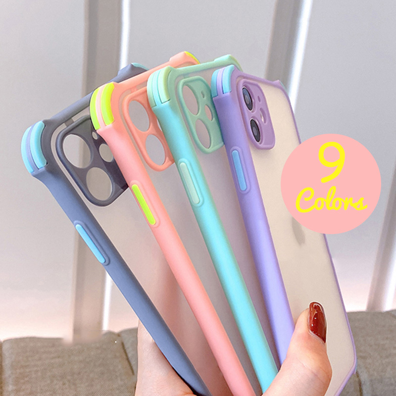 Ốp Điện Thoại Màu Nhám Chống Sốc Cho J2 Prime G530 J4 Plus M10 M30S M21 M31