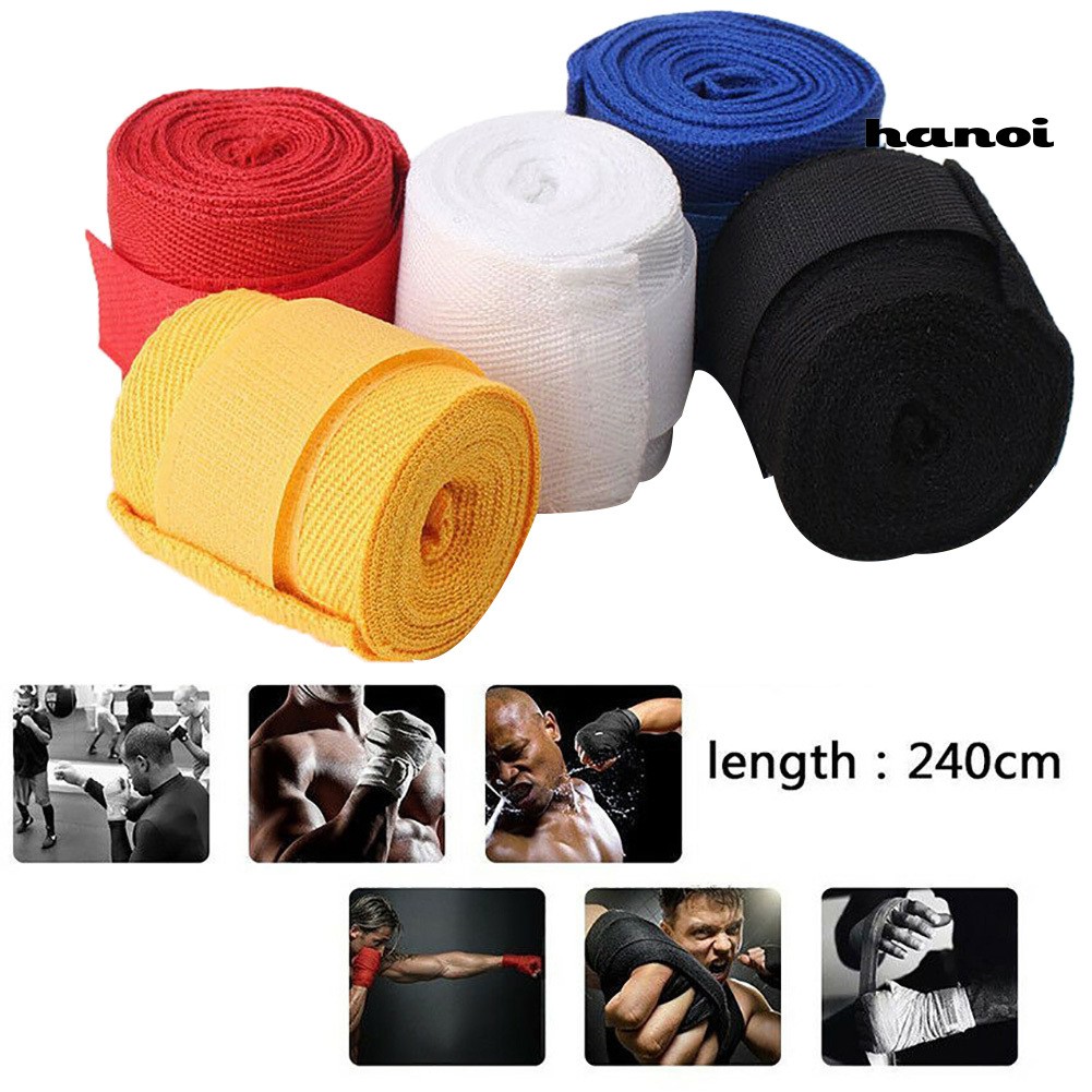 HW (Hàng Mới Về) Băng Quấn Bảo Vệ Cổ Tay Khi Chơi Thể Thao Boxing / Taekwondo 2.5m X 5cm