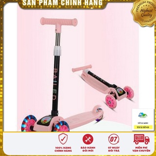 Xe Trượt Scooter Cho Trẻ Em Có Thể Gấp Gọn, Bánh Xe Có Điện