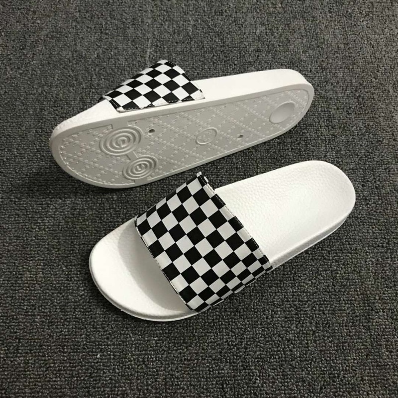 [VIDEO THẬT] DÉP VANS CARO FULL BOX CỰC ĐẸP CHO NAM VÀ NỮ - DÉP VANS QUAI NGANG SIÊU RẺ