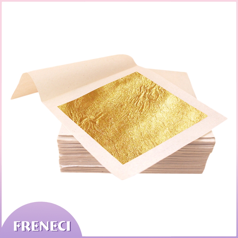 1PC  98% Genuine Gold Leaf Foil for Arts Craft Gilding Decor 9.33x9.33cm