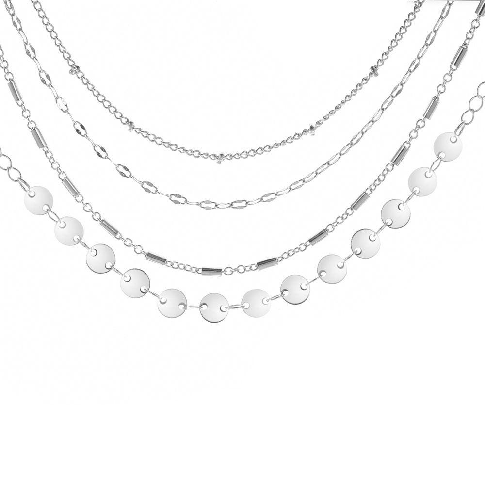 NIUYOU Set 4 Vòng Tay Nhiều Lớp Thời Trang