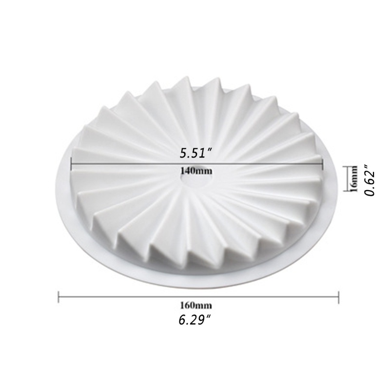 Khuôn Silicone 6 Ngăn Chuyên Dụng Cho Làm Bánh Mousse