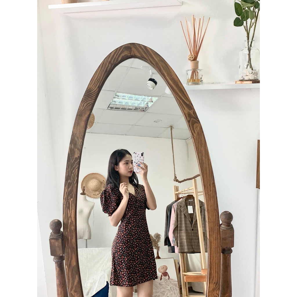 Đầm hoa nhí nhún ngực 3 màu | BigBuy360 - bigbuy360.vn