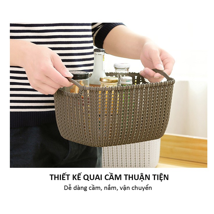 Giỏ đựng đồ dùng cá nhân, quần áo, sách vở,  đa năng tiện dụng