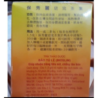Trà giảm cân Bioslim