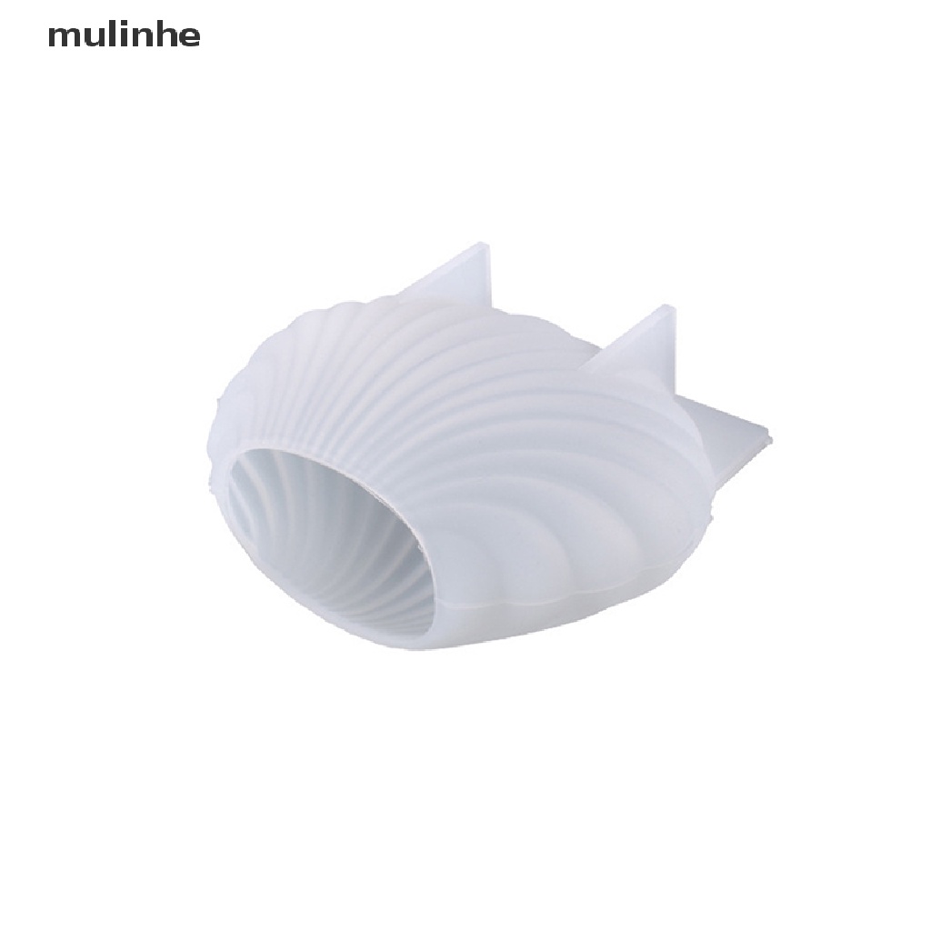 Khuôn làm nến thơm thủ công hình vỏ sò 3D bằng silicone tiện lợi dành cho trang trí nhà cửa