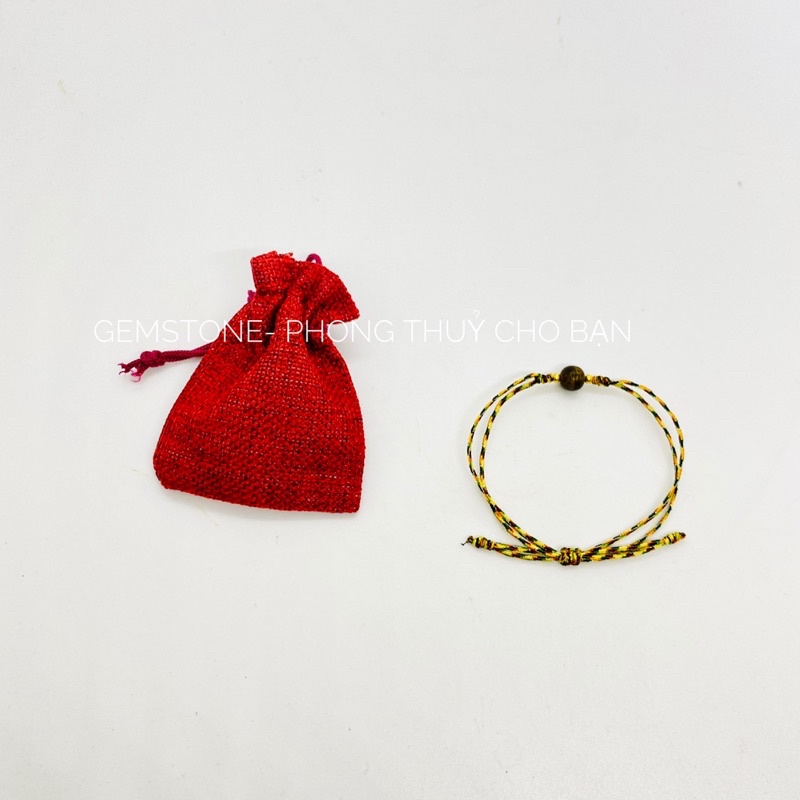 Vòng Tay Chỉ Ngũ Sắc Mix Hạt Trầm Hương Bi Bạc Bình An May Mắn, Vòng Chỉ Ngũ Sắc Đem Lại Cát Tường