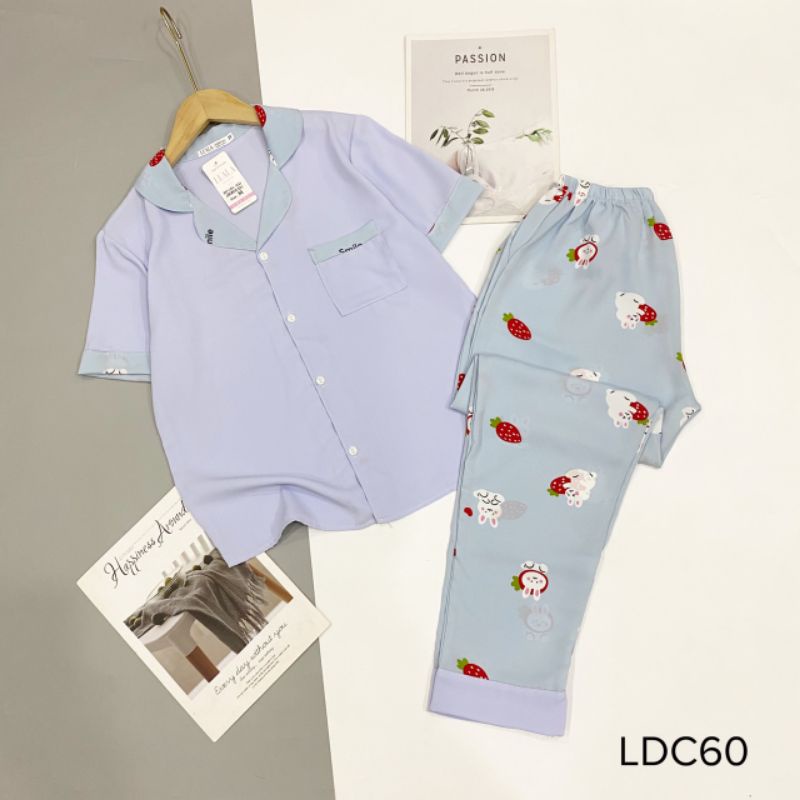 Bộ Pijama lụa mango cao cấp