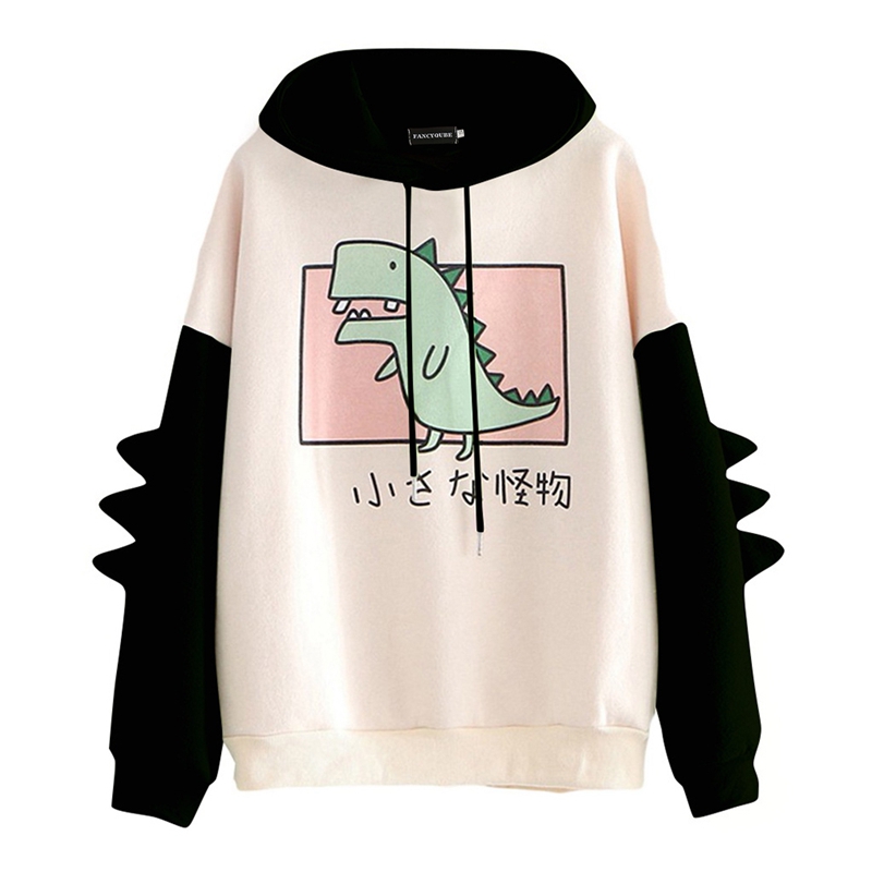 Áo Hoodies Hoạ Tiết Khủng Long Đáng Yêu Cho Phái Nữ | BigBuy360 - bigbuy360.vn