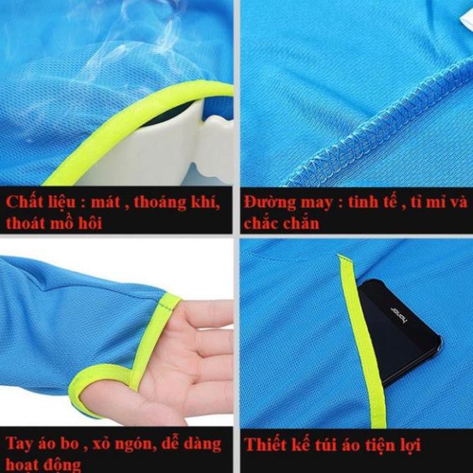 Áo Chống Nắng Nam Áo Chống Nắng Toàn Thân Chống Tia UV  NCDS5 đồ câu FISHING_HD