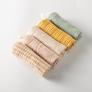 Set khăn mặt sợi tre hq 4 lớp (set 5 khăn)