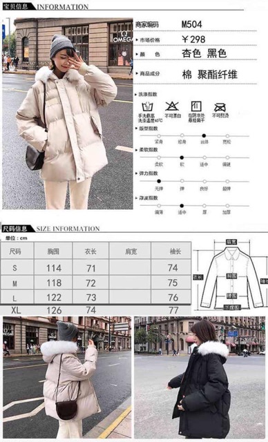 Áo phao béo dáng basic ( HÀNG SẴN) | BigBuy360 - bigbuy360.vn