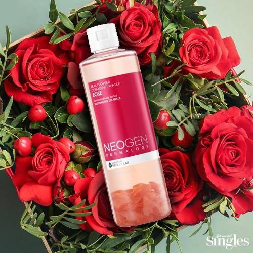 Tẩy Trang Hoa Hồng Neogen NEOGEN DERMALOGY REAL FLOWER CLEANSING WATER ROSE 300ML Sạch Sâu Dưỡng Ẩm Se Khít Lỗ Chân Lông