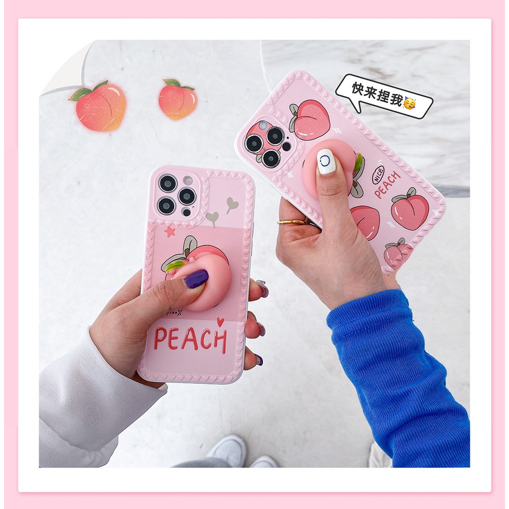 Cute phone case vivo Y11 Y12 Y12S Y15 Y17 Y19 Y20i Y20s Y20 Y30 Y30i Y50 Y66 Y81 Y81i Y81s Y85 Y91 Y95 Y91c Y93 V5 V9 V11i S1 S1 pro X60 X60T phone case aesthetic vivo case shockproof cover phone soft case candy color Lovers peach
