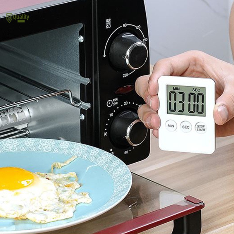 Đồng hồ đếm ngược thời gian nấu nướng gắn kèm chuông báo tiện dụng