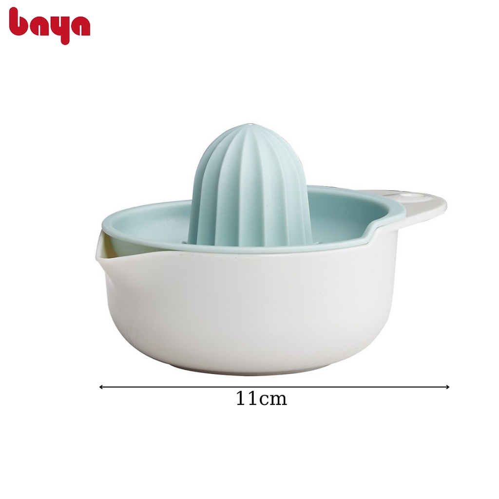 Dụng Cụ Vắt Chanh Bằng Nhựa BAYA RECIPE Thiết Kế Nhỏ Gọn Khay Lọc Tháo Lắp Dễ Dàng Vệ Sinh 4065