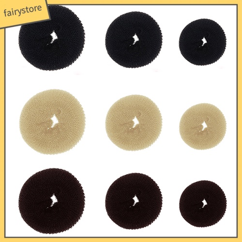 Dụng Cụ Búi Tóc Hình Bánh Donut Cho Nữ