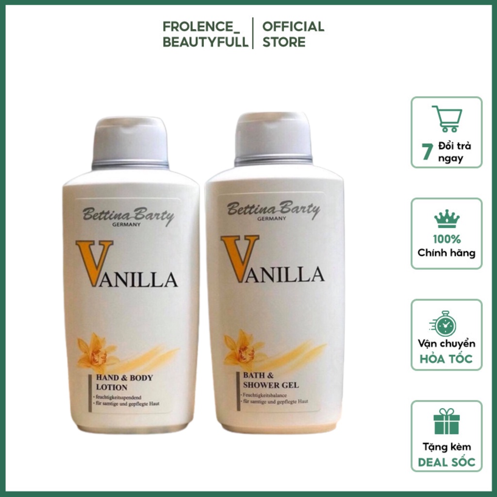 DƯỠNG THỂ/ SỮA DƯỠNG THỂ Vanilla Hand And Body Lotion của Bettina Barty 500ml