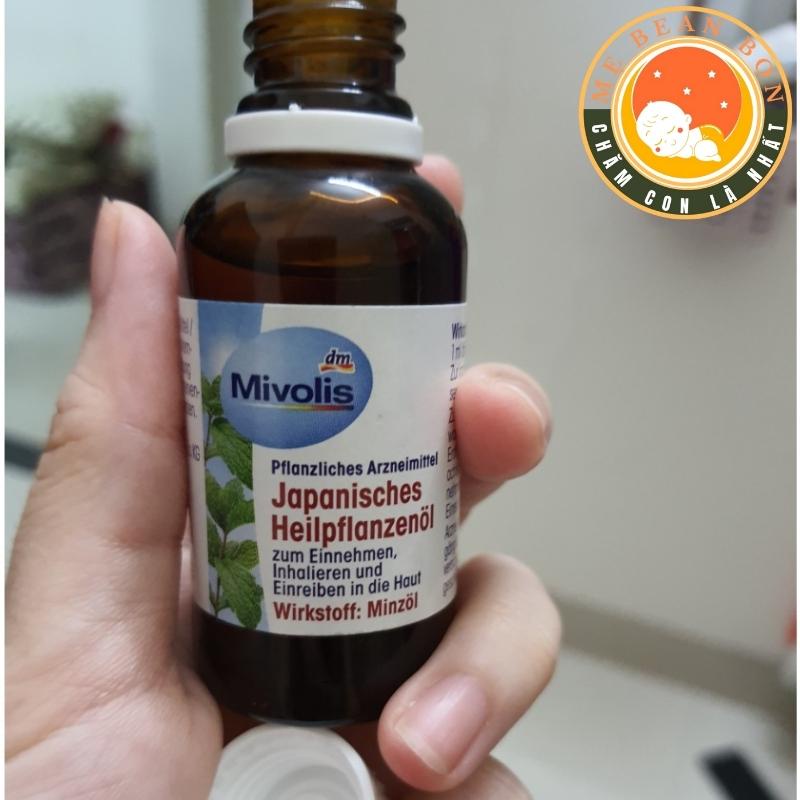 Tinh dầu bạc hà Mivolis japanisches heilpflanzenol 30 ml của Đức hỗ trợ sức khỏe chăm sóc cơ thể - mẹ bean bon